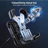 ALK 360° Derece Ayarlanabilen Gidon Bağlantılı Bisiklet Motosiklet Için Abs 4-7.8″ Inç Telefon Tutucu