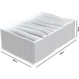 ALK 8 Bölmeli Xl Pratik Bölmeli Çekmece Düzenleyici Organizer(Iç Çamaşırı Kravat Çorap Düzenleyici)