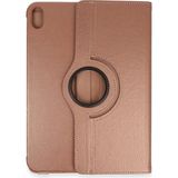 ALK Apple Ipad 2022 10.9 (10.nesil) Kılıf 360 Tablet Deri Kılıf - Rose Gold
