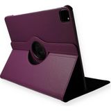 ALK Apple Ipad Pro 11 (2020) Kılıf 360 Tablet Deri Kılıf - Mürdüm
