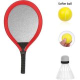 ALK Badminton Seti ve Tenis Topu - Rkt-35 - Kırmızı - 1 Adet