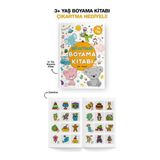 ALK Çıkartmalı Boyama Kitabı 3 Yaş +