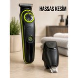 ALK Erkek Bakım Seti 5'i 1 Arada 0-10 mm Ayarlanabilir Çok Fonksiyonlu Tıraş Makinesi - Lisinya