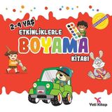 ALK Etkinliklerle Boyama Kitabı 1 - (2-4 Yaş)