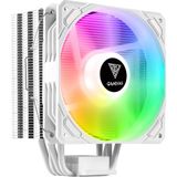 ALK Gamdıas Boreas E1-410 Wh, White Edition, 120MM, Cpu Kule Tipi Hava Soğutma, Doğrudan Temas Teknolojisine Sahip 4 Adet Gelişmiş Bakır Isı Borusu (Amd Am4-Am5 ve Intel Tüm Işlemciler ile Uyumlu)