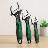 ALK Ingiliz Anahtar ve Kurbağacık Seti 3 Parça (6"-8"-10" / 150-200-250 Mm)