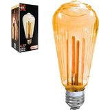 ALK Ledx St-64 Kırılmaz Gövde 4,5 Watt Çizgili Rustik Ampul