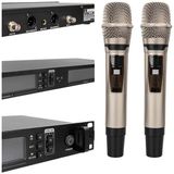ALK Magicvoice MV21633 2 El Tipi Mikrofonlu 100+100 Kanal Antenli Uhf-Pll Kablosuz Telsiz Mikrofon
