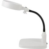 ALK Masaüstü 10X LED Işıklı Büyüteç Okuma El Sanatları Onarım Büyüteç 7765
