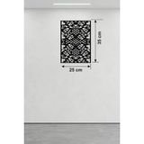 ALK Mey Ithalat® Gotham Temalı Ahşap Duvar Saati - 25X35 cm Lazer Kesim Dekoratif Saat