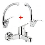 ALK Mix Banyo Bataryası Lavabo - Evye 3 Lü Avantajlı Set ( Lisinya )