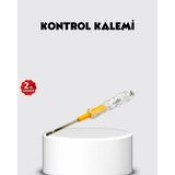 ALK Neon Lambalı Elektrik Kontrol Kalemi Nikel Kaplama 110-220V