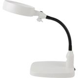 ALK Nikula-Masaüstü 10X LED Işıklı Büyüteç Okuma El Sanatları Onarım Büyüteç 7765 ( Lisinya )