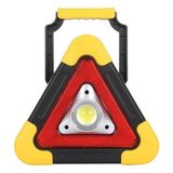ALK Powermaster HB-6609 Solar Şarjlı 500 Lümen Çok Fonksiyonlu Üçgen Reflektör Işıklı Ikaz Lambası