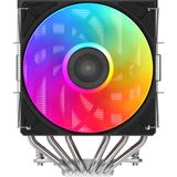 ALK Sama A60L, Black, 2X120MM Argb Fan, Kule Tipi Hava Soğutma, 6 Adet Gelişmiş Nikel Kaplı Bakır Isı Borusu, Cpu Fan (Amd ve Intel Tüm Işlemciler ile Uyumlu)