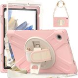 ALK Samsung Galaxy X200 Tab A8 10.5 Kılıf Amazing Tablet Kapak - Pembe