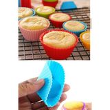 ALK Silikon Muffin Kalıbı - Sürekli Kullanım Muffin Kek Kalıbı 6 Adet