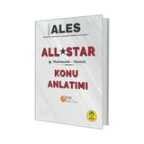 ALK Tasarı Yayınları Ales All Star Sayısal Yetenek Matematik Mantık Konu Anlatımı