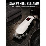 ALK Tıraş Makinesi Profesyonel Saç ve Sakal Kesme Milim Ayarlı Dijital Göstergeli Yeni Nesil - Lisinya