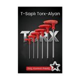 ALK Tor-X Profesyonel T-Kollu Torx Alyan Anahtar Seti (6 Parça) - Güç ve Hassasiyet Bir Arada 722633