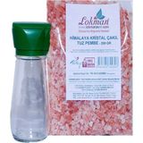 ALK Tuz Karabiber Değirmeni Yeşil + Himalaya Çakıl Tuz Pembe 250 gr
