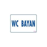 ALK Wc Uyarı Levhası 17,5X25 KOD:1784