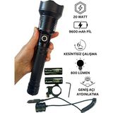ALK Wison WS-5412 Tüfek Feneri, Geniş Açı Avcı El Feneri 20 Watt