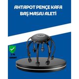 Alka Elektrikli Saç Derisi Masaj Aleti Çok Noktalı 8 Kollu Titreşimli Masaj