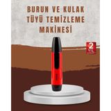 Alka Raks Leo Burun Kulak Tüy Alma Makinesi 45 Dk Şarj Süreli Kırmızı