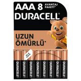 Alkalin AAA İnce Pil 6+2 Adet (2 ADET)