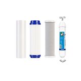 Alkalinees Reverse Osmosis Açık Kasa Su Arıtma Filtresi 4 Aşama Filtre Takımı