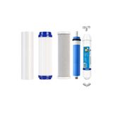 alkalinees Ters Ozmoz Açık Kasa Su Arıtma Filtresi 5 Aşama Filtre Tam Set
