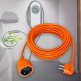 Alkan 3G 1 mm² 2200W Profesyonel Uzatma Kablosu ( %100 Bakır ) Turuncu 10 Metre