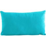 Alkan Homes 32 x 52 cm Turkuaz Çift Taraflı Kadife Dokulu Yastık Kırlent Kılıfı