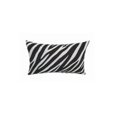 Alkan Homes 43 x 43 cm - Renkli Kırlent Dünyası Dikdörtgen Zebra Desen Dijital Baskılı Kırlent Kılıfı