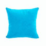 ALKAN HOMES Çift Taraflı 43x43 cm Turkuaz Rengi Kadife Dokulu Yastık Kırlent Kılıfı (TURKUAZ)
