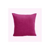 Alkan Homes Çift Taraflı 50X50 cm Mürdüm Rengi Kadife Dokulu Yastık Kırlent Kılıfı