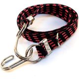 Alkan MB Bagaj Lastiği Kalın Çelik Kancalı 20MMX5MMX150CM A+++ Kalite Kırmızı