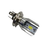 Alkan MB H4 Ba20d Dc 12v 6500k Cob Led Motosiklet Beyaz Işık Far Ampul