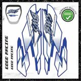 Alkan Mb Yamaha Bws100 Sticker Seti Komple Yazı Gogo Mavi