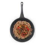 Alkar 28 cm Döküm Granit Wok Tava