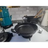 Alkar Sahan Omlet Tavası Döküm Granit - Siyah - 20 cm