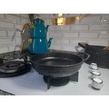 Alkar Sahan Omlet Tavası Döküm Granit - Siyah - 22 cm