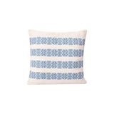 Alkar Store Chantilly Mavi Dokuma Pamuk Yastık 50X50CM - 10 cm - 0002R72