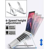 Alkar Store Metal Tablet Tutucu, Dizüstü Bilgisayar Standı, Masa Üstü Bilgisayar Standı, Ayarlanabilir Alüminyum Katlanabilir, Taşınabilir, MacBook Air Pro, Ipad, Uyumlu, 10-15,6” Uyumludur