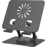 Alkar Store Tablet Standı Katlanabilir Alüminyum Alaşımlı Yüksek Dayanıklı Malzeme Kaymaz Ayarlanabilir Çok Amaçlı Fonkiyonel iPad Uyumlu Stant ZR756