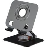 Alkar Store Tablet Standı Katlanabilir Alüminyum Alaşımlı Yüksek Dayanıklı Malzeme Kaymaz Ayarlanabilir Çok Amaçlı Fonkiyonel iPad Uyumlu Stant ZR758 - 1 GB