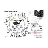 Alkar Ticaret 035 Superclamp Üniversal Sabitleme Mekanizması (Alüminyum) Siyah - Ahşap