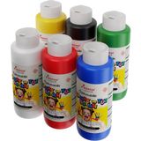 Alkar Ticaret Ana Renkler Parmak Boyası 6'lı Set 6X120ML - -- - Option-1