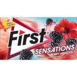 Alkar Ticaret First Sensations Berry Hibisküs Aromalı Şekersiz Sakız 27 gr - 01-Siyah - Option-1